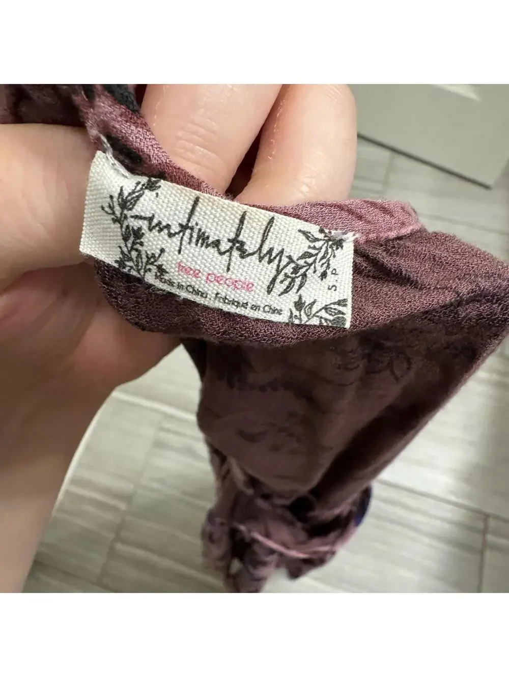Free People Intimately Wildest Dreams Floral Halter Slip Mini Dress Small